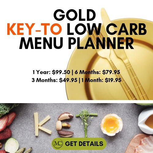 Gold Key-To Low Carb Menu Planner